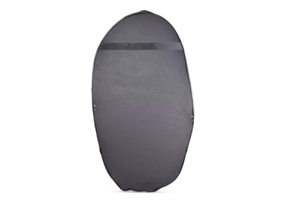 FI-1113-02 Foundry Oval Mirror Black