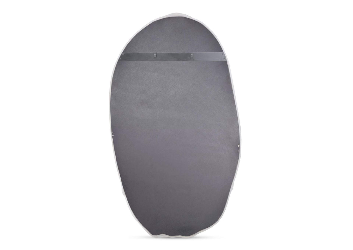 FI-1113-18 Foundry Oval Mirror White
