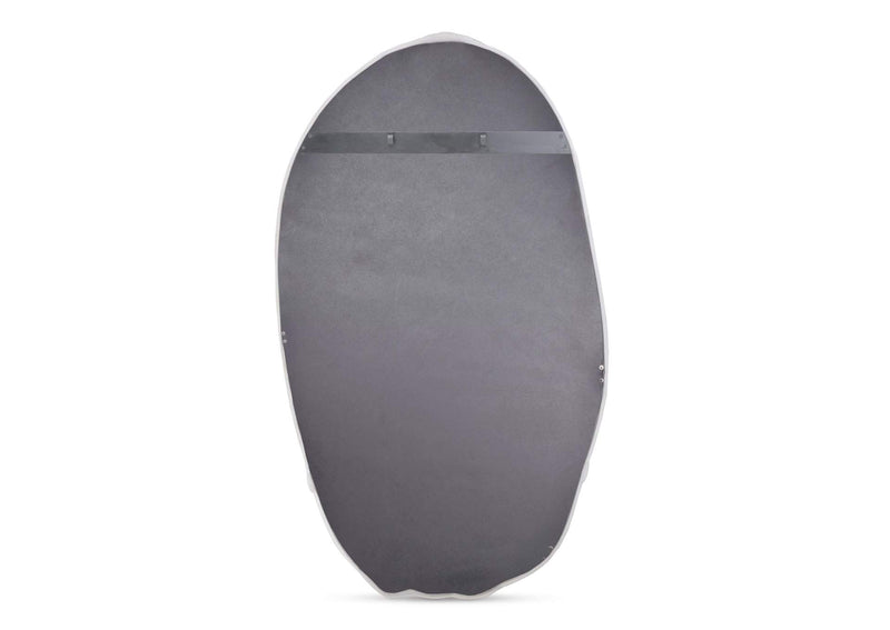 FI-1113-18 Foundry Oval Mirror White