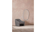 FI-1113-18 Foundry Oval Mirror White