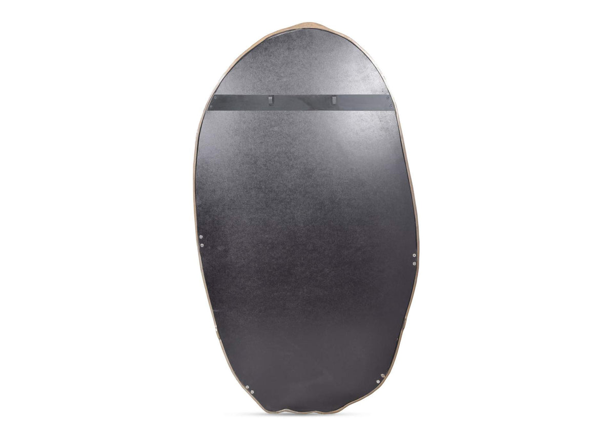 FI-1113-32 Foundry Oval Mirror Gold