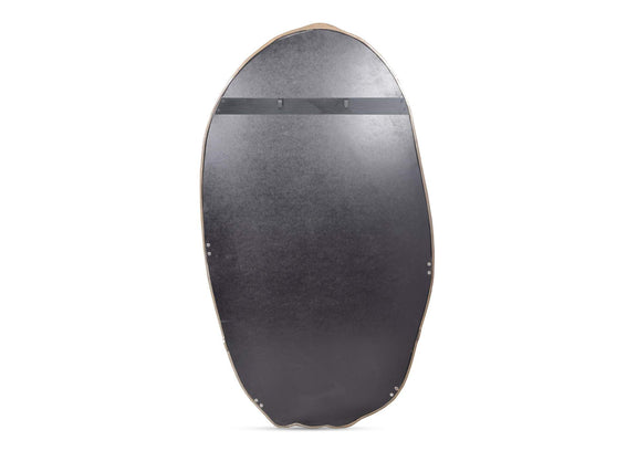 FI-1113-32 Foundry Oval Mirror Gold