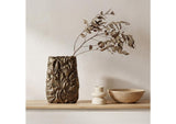 FI-1133-51 Sabine Cast Aluminum Vase Antique Brass