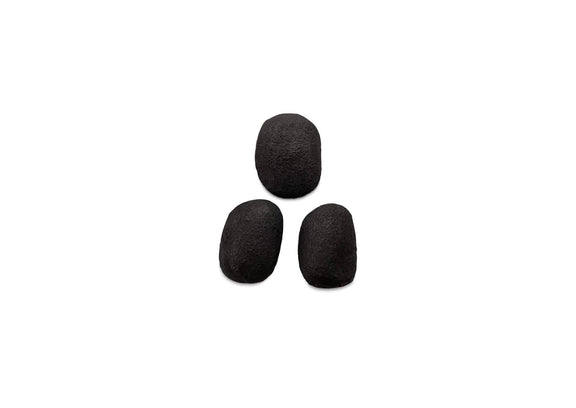 FI-1136-02 Breton Cast Aluminum Wall Sculpture Black - Set Of 3