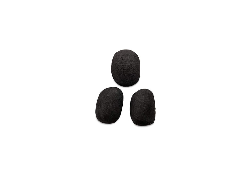 FI-1136-02 Breton Cast Aluminum Wall Sculpture Black - Set Of 3