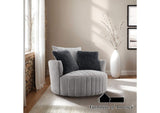 FM-AC6001LG-SW Hoople Channel Tufted Swivel Chair