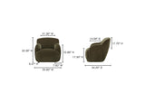 FO-1001-27 Stevie Lounge Chair Cedar Green