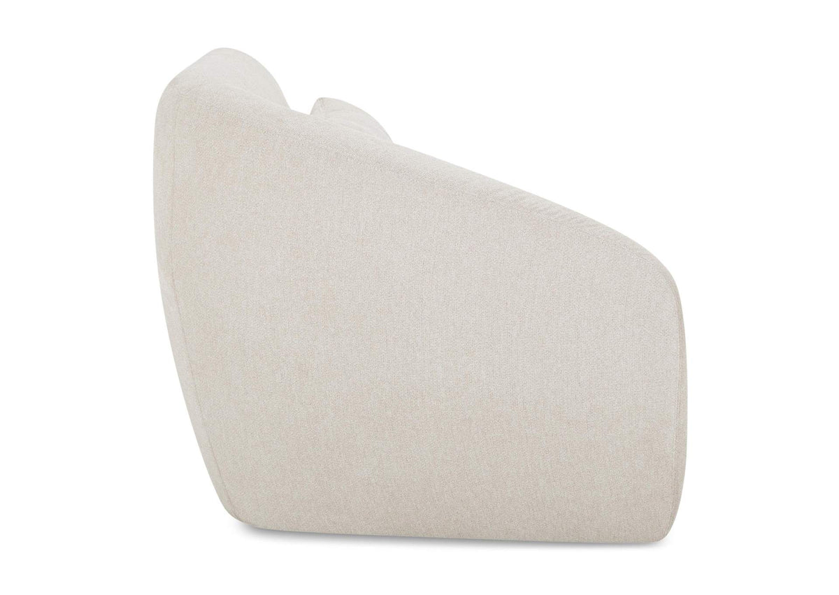 FO-1010-18 Amelia Left Arm Facing Chair Warm White