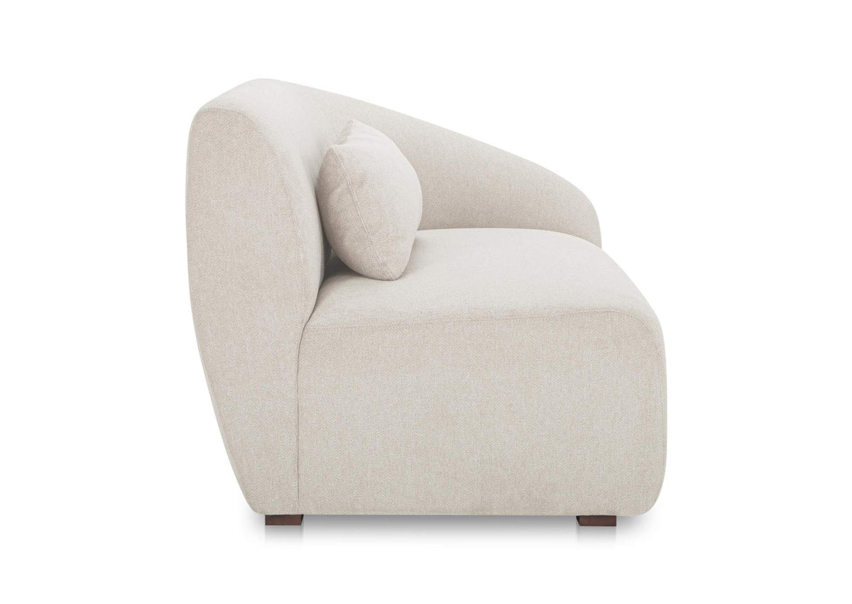 FO-1011-18 Amelia Right Arm Facing Chair Warm White