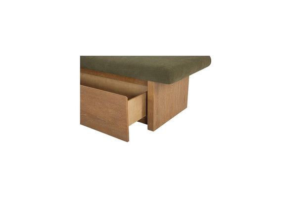 FO-1050-27 Gemma Storage Bench Dark Green
