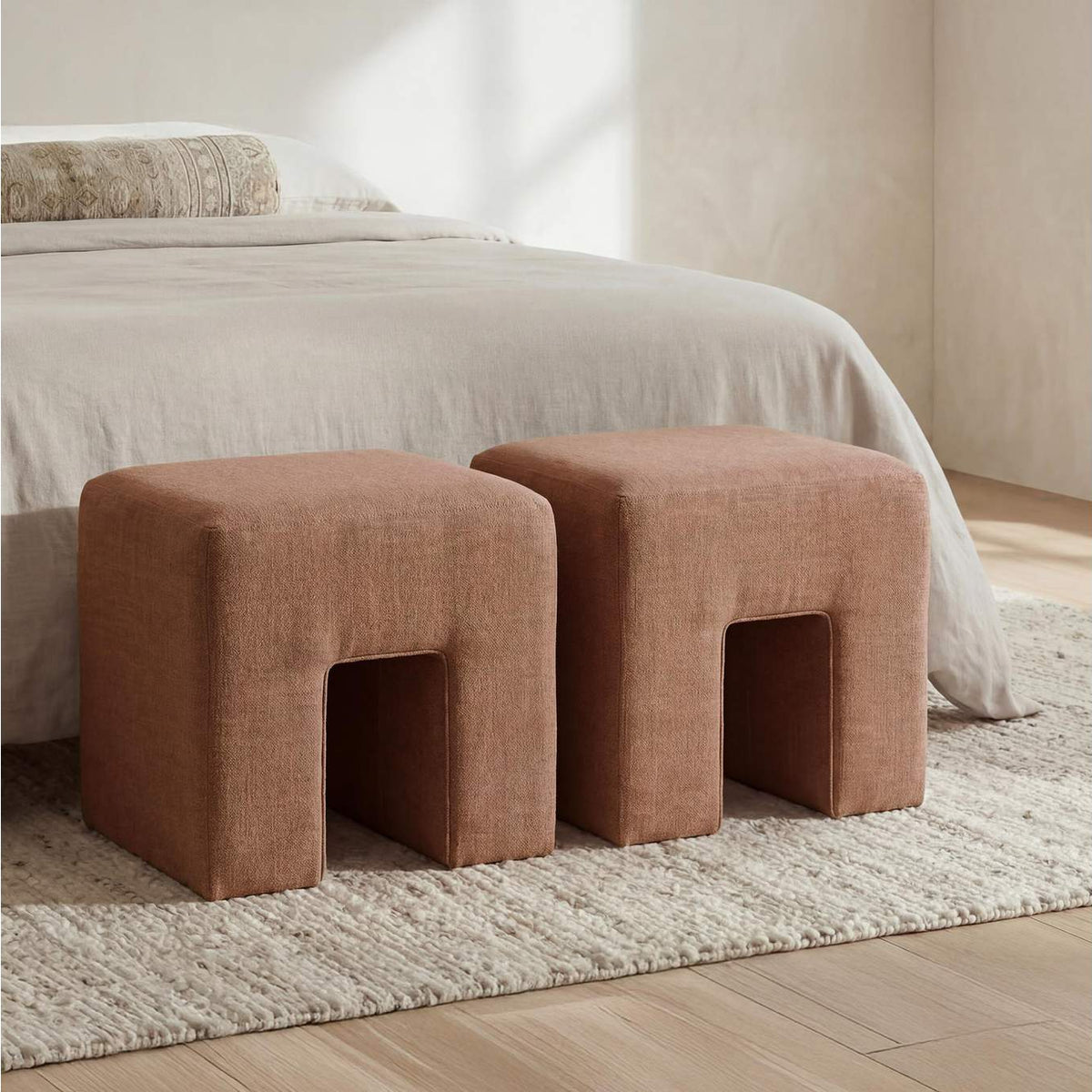 FO-1052-33 Aidy Stool Washed Pink