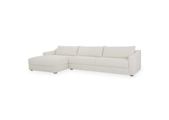 FO-1058-05-L-0 Farrow Sectional Flecked Oat Left
