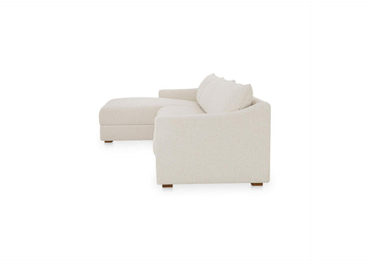 FO-1058-05-L-0 Farrow Sectional Flecked Oat Left