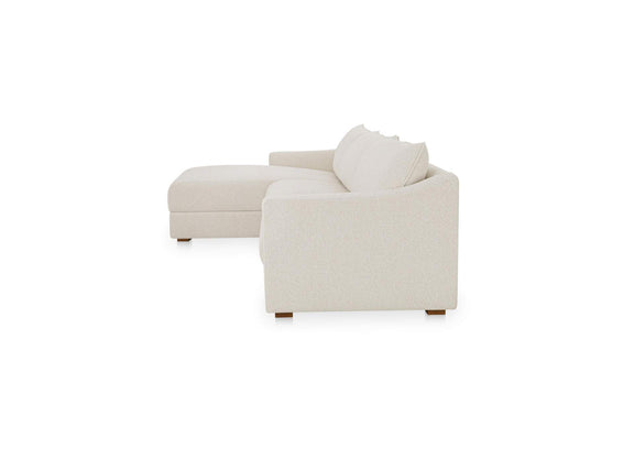 FO-1058-05-L-0 Farrow Sectional Flecked Oat Left
