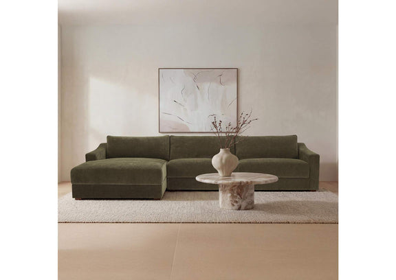 FO-1058-27-L-0 Farrow Sectional Cedar Green Left