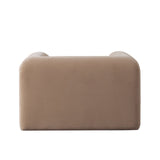 Form Chair in Camel Performance Velvet