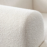 Form Chair in Ivory Boucle Fabric