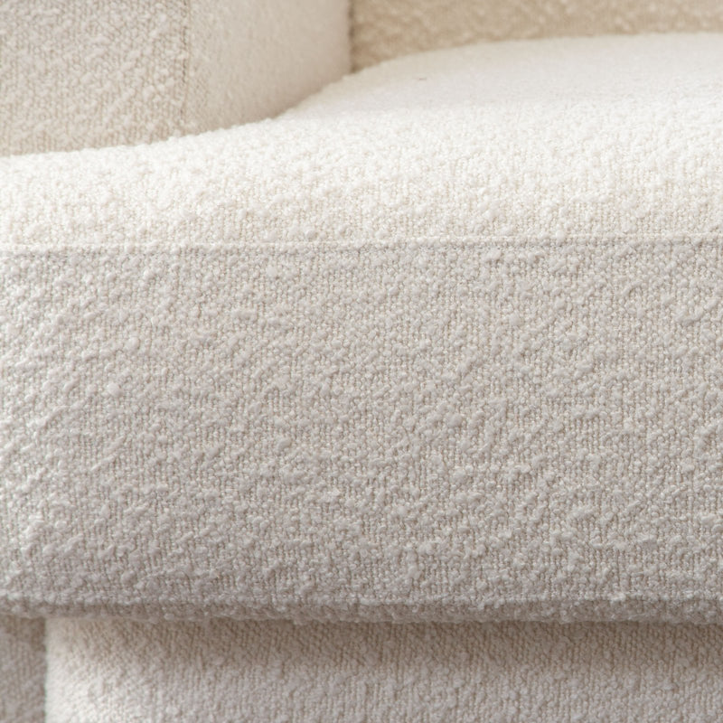 Form Chair in Ivory Boucle Fabric