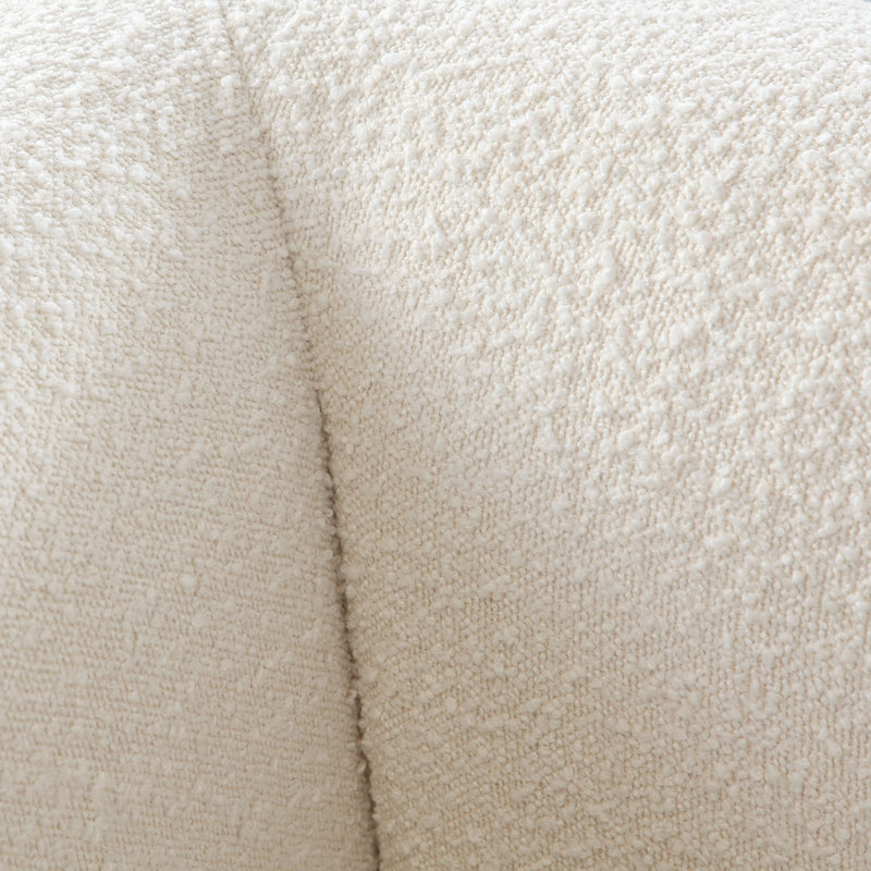 Form Chair in Ivory Boucle Fabric