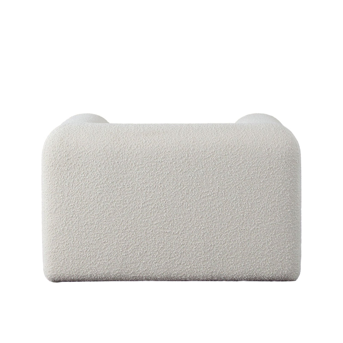 Form Chair in Ivory Boucle Fabric