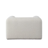 Form Chair in Ivory Boucle Fabric