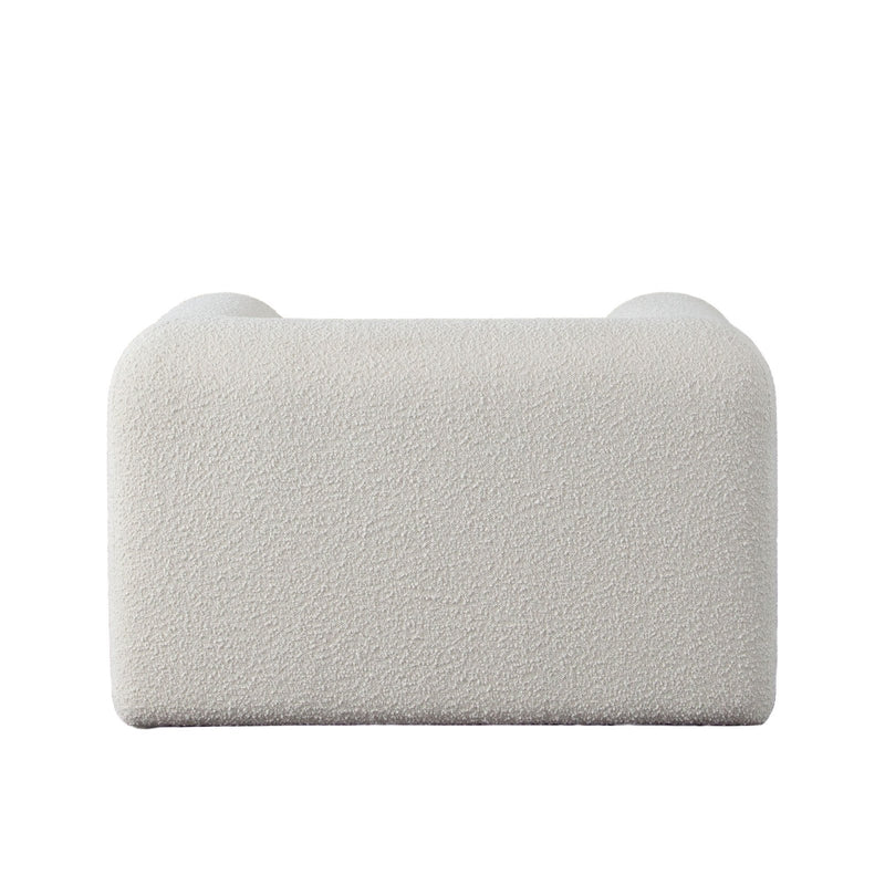 Form Chair in Ivory Boucle Fabric