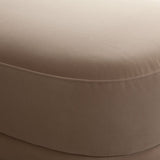 Fox Oval Accent Bench in Camel Performance Velvet