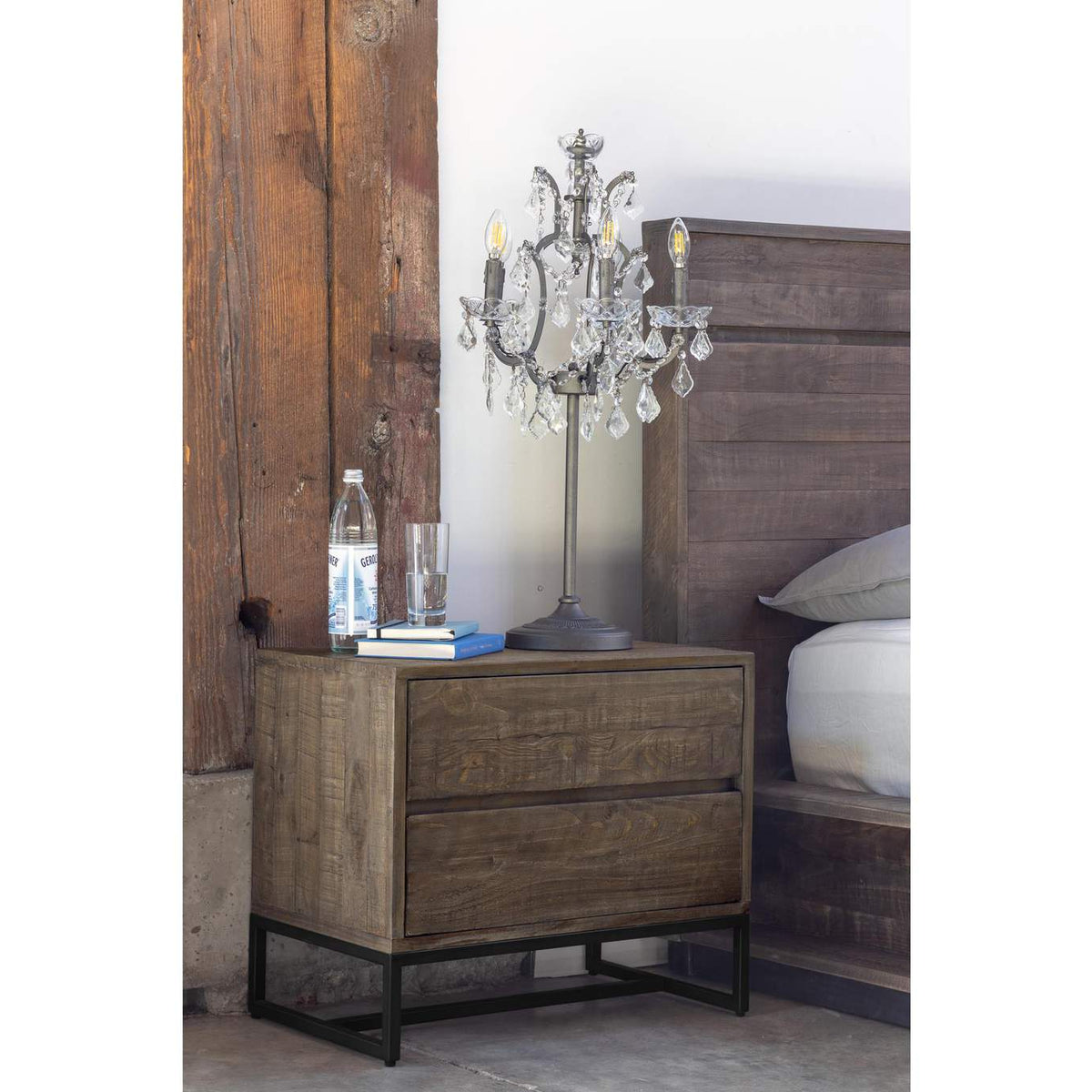 FR-1013-21 Elena Nightstand Light Brown