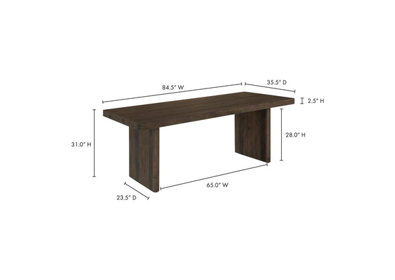 FR-1024-29 Monterey Dining Table Aged Brown