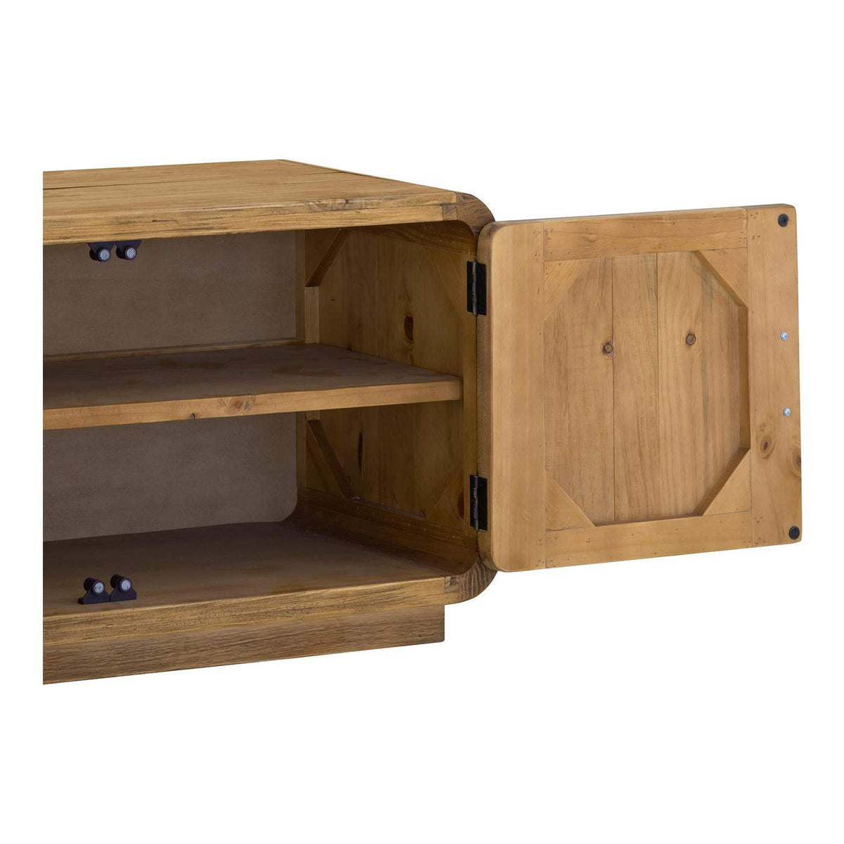 FR-1027-21 Monterey Media Cabinet Rustic Blonde