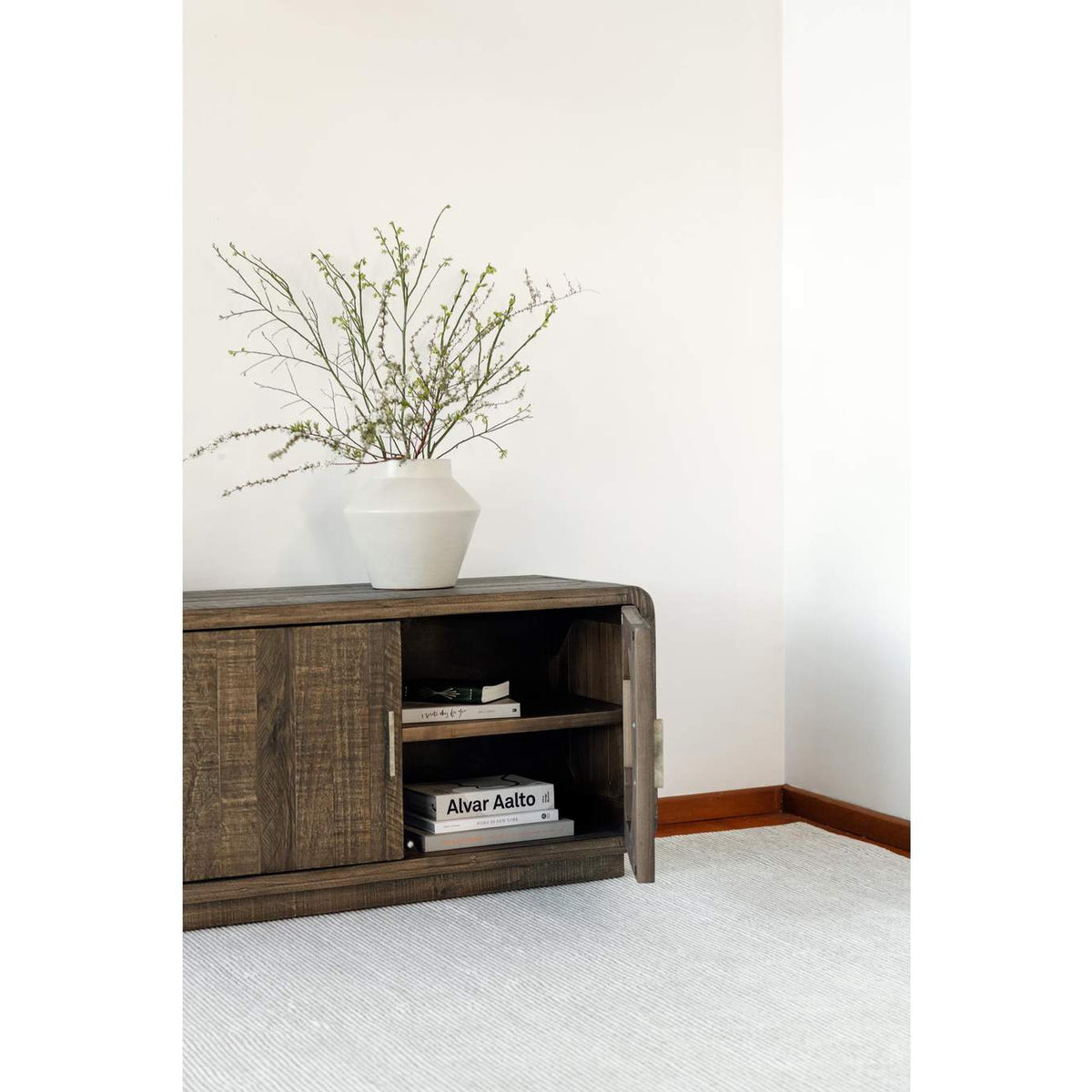 FR-1027-29 Monterey Media Cabinet Aged Brown