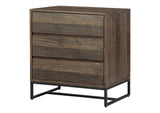 FR-1030-21 Elena 3 Drawer Nightstand Brown