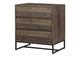 FR-1030-21 Elena 3 Drawer Nightstand Brown