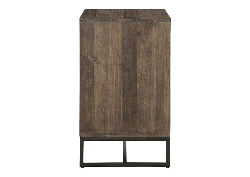 FR-1030-21 Elena 3 Drawer Nightstand Brown