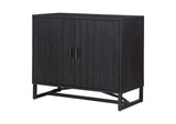 FR-1035-02 Sierra 2 Door Cabinet Black