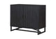 FR-1035-02 Sierra 2 Door Cabinet Black