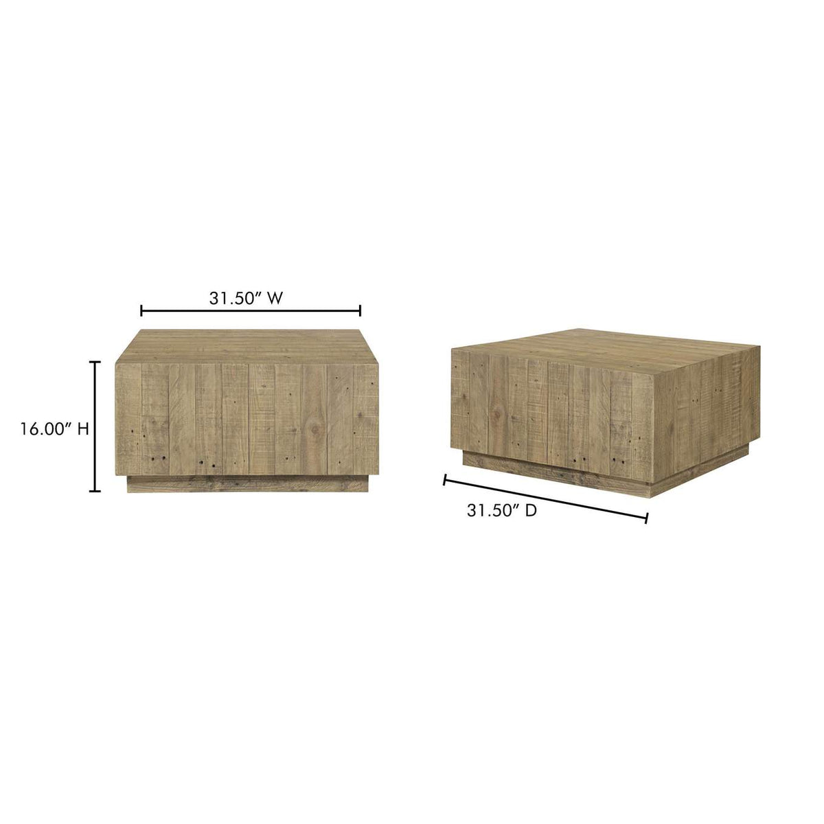 FR-1038-03 Jasper Coffee Table Natural
