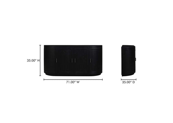 FR-1044-02 Nicola Sideboard Black