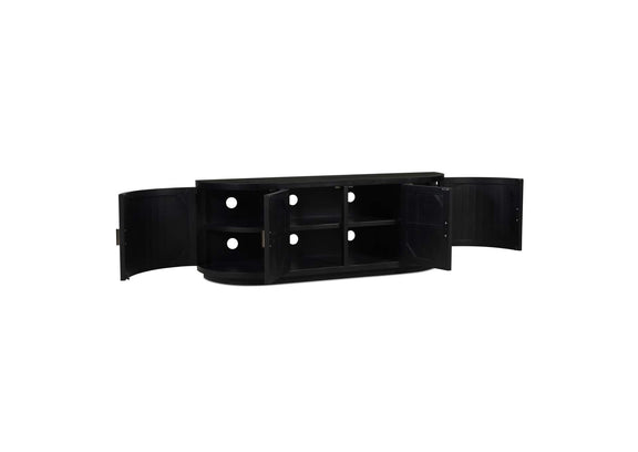 FR-1045-02 Nicola Media Cabinet Black