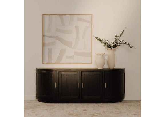 FR-1045-02 Nicola Media Cabinet Black