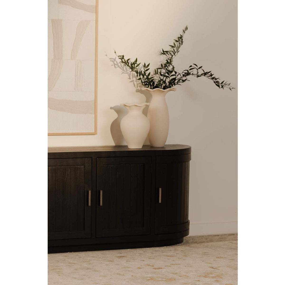 FR-1045-02 Nicola Media Cabinet Black