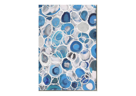 FX-1201-37 Blue Bubbles Wall Décor