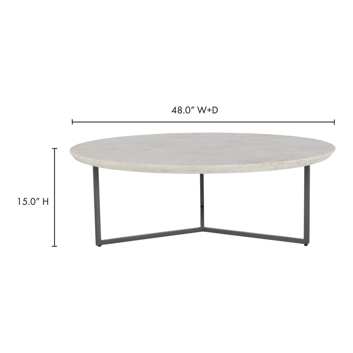 GK-1110-18-0 Chloe Coffee Table White