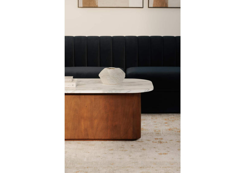 GK-1129-18-0 Dash Coffee Table White Calcatta Marble