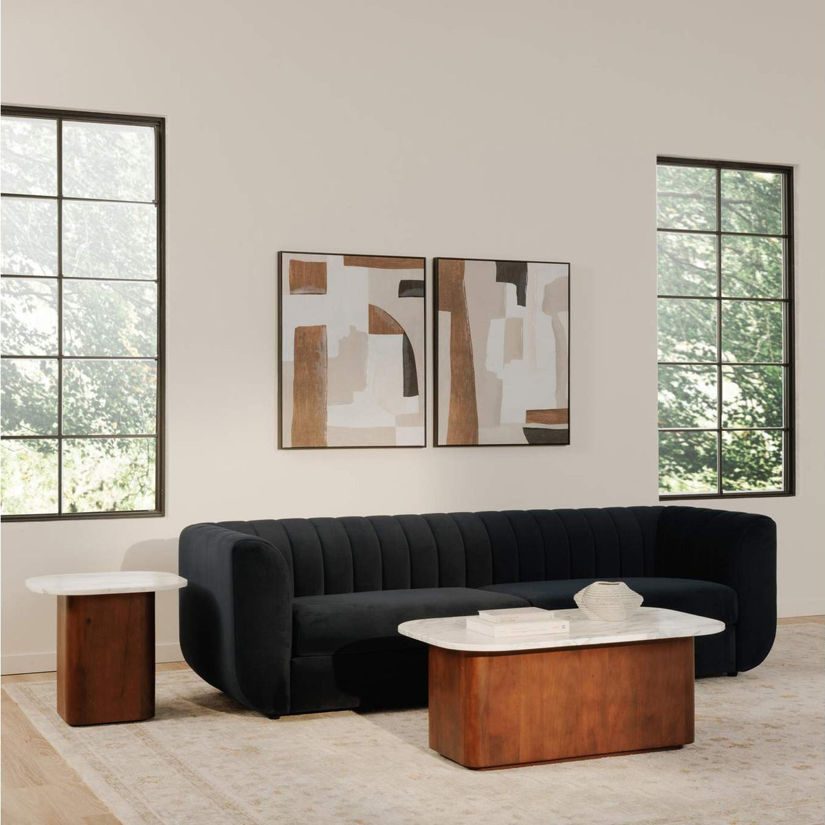 GK-1129-18-0 Dash Coffee Table White Calcatta Marble