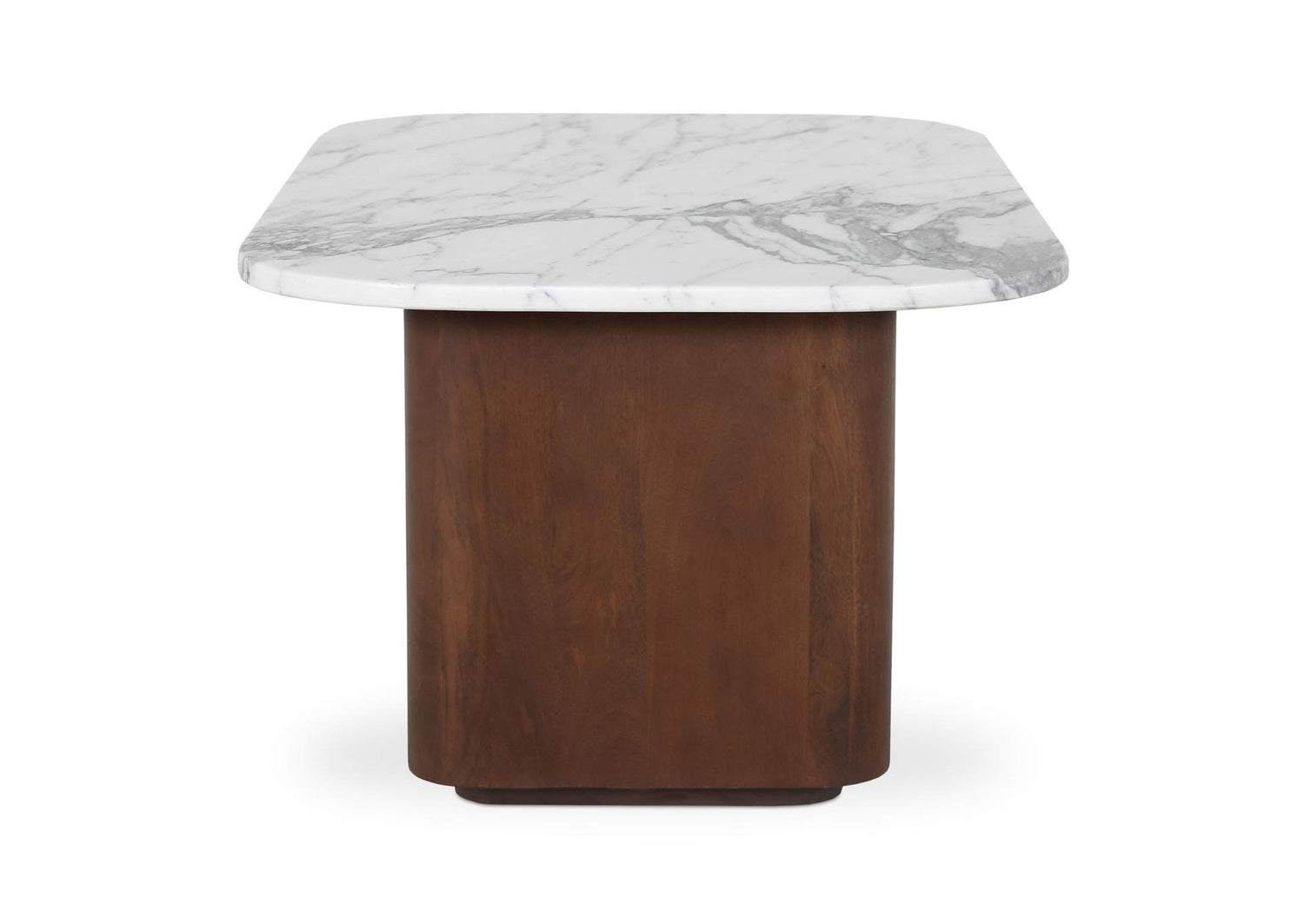 GK-1130-18-0 Dash Accent Table White Calacatta Marble