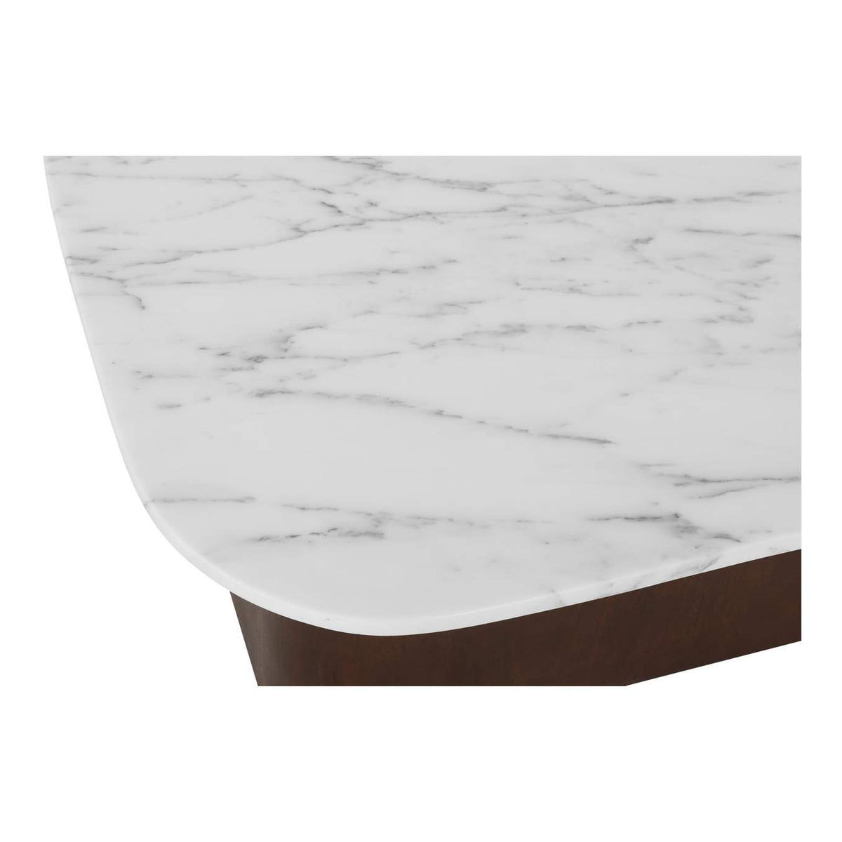 GK-1130-18-0 Dash Accent Table White Calacatta Marble