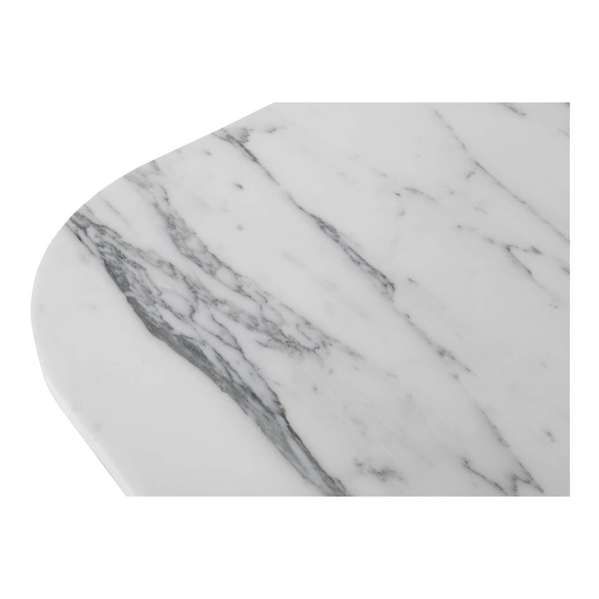 GK-1130-18-0 Dash Accent Table White Calacatta Marble