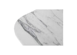 GK-1130-18-0 Dash Accent Table White Calacatta Marble