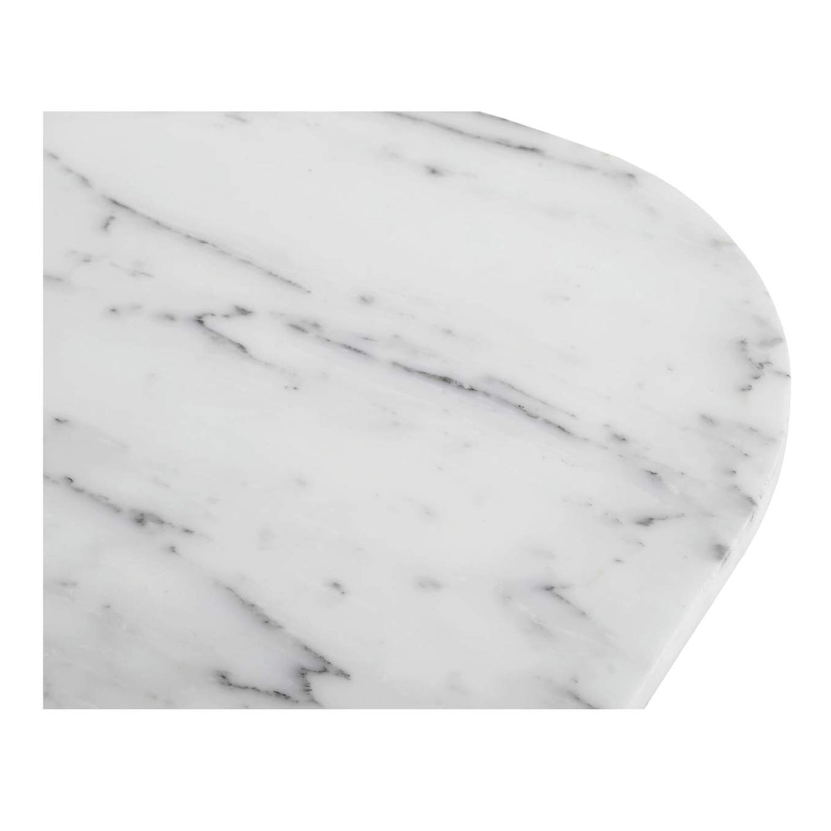 GK-1130-18-0 Dash Accent Table White Calacatta Marble
